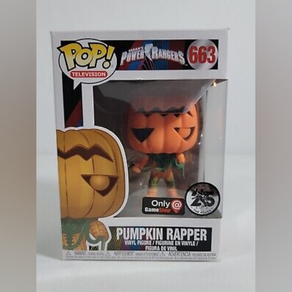 Funko Pop! TV Power Rangers 25 Years- Pumpkin Rapper GameStop Exclusive #663